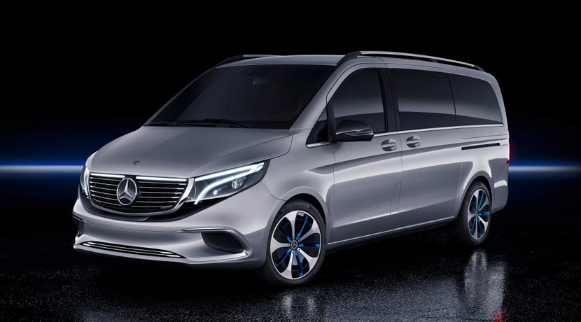 Frontal Mercedes Concept EQV