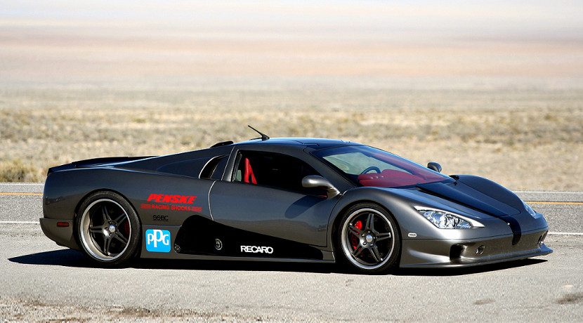 Shelby Super Cars Ultimate Aero on the day of its speed record, it remains the fourth fastest car in the world